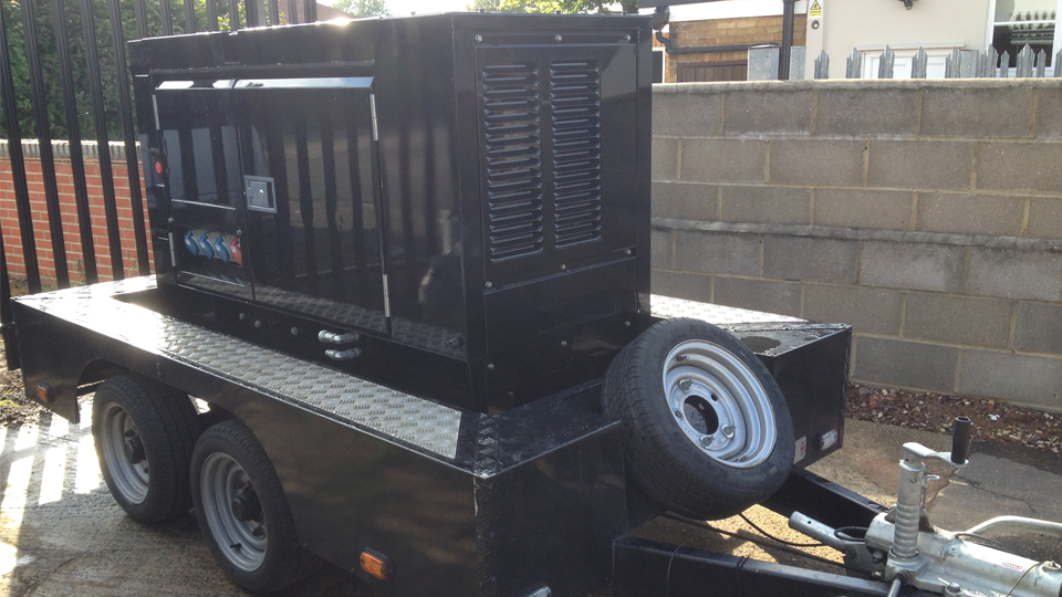 Merseyside Stage Hire 20KVA Ultra Silent Road Towable Diesel Generator